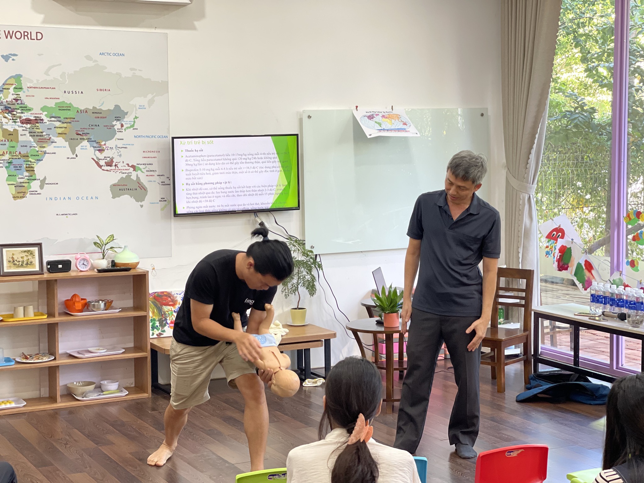 Activities taking place in the workshop