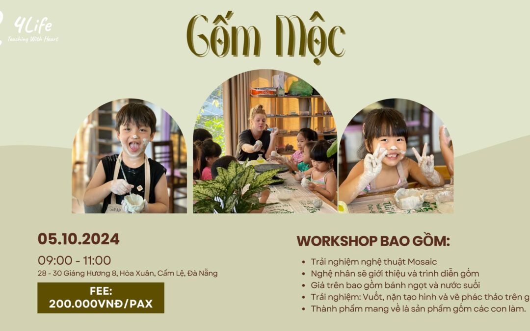 The GỐM MỘC workshop: Explore the World of Clay With Your Child