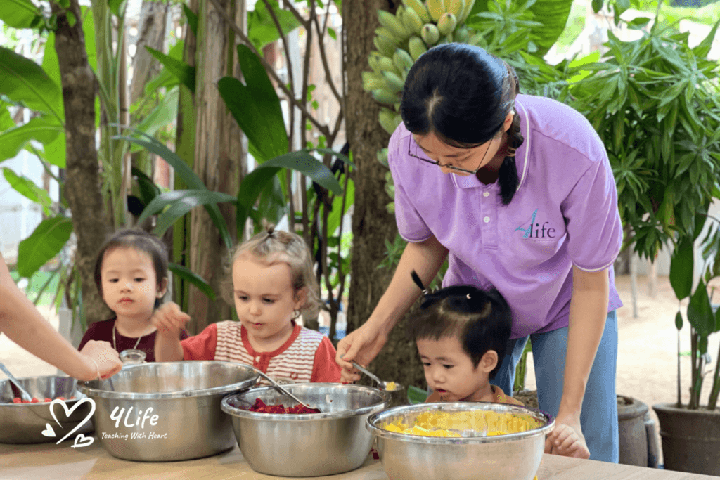 eaching life skills to toddlers can start with the simplest tasks.