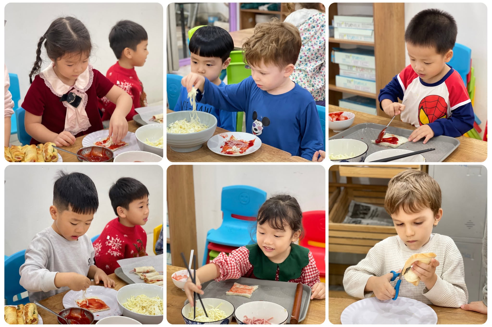 Join our little Chefs Making "Rolled Sandwich"