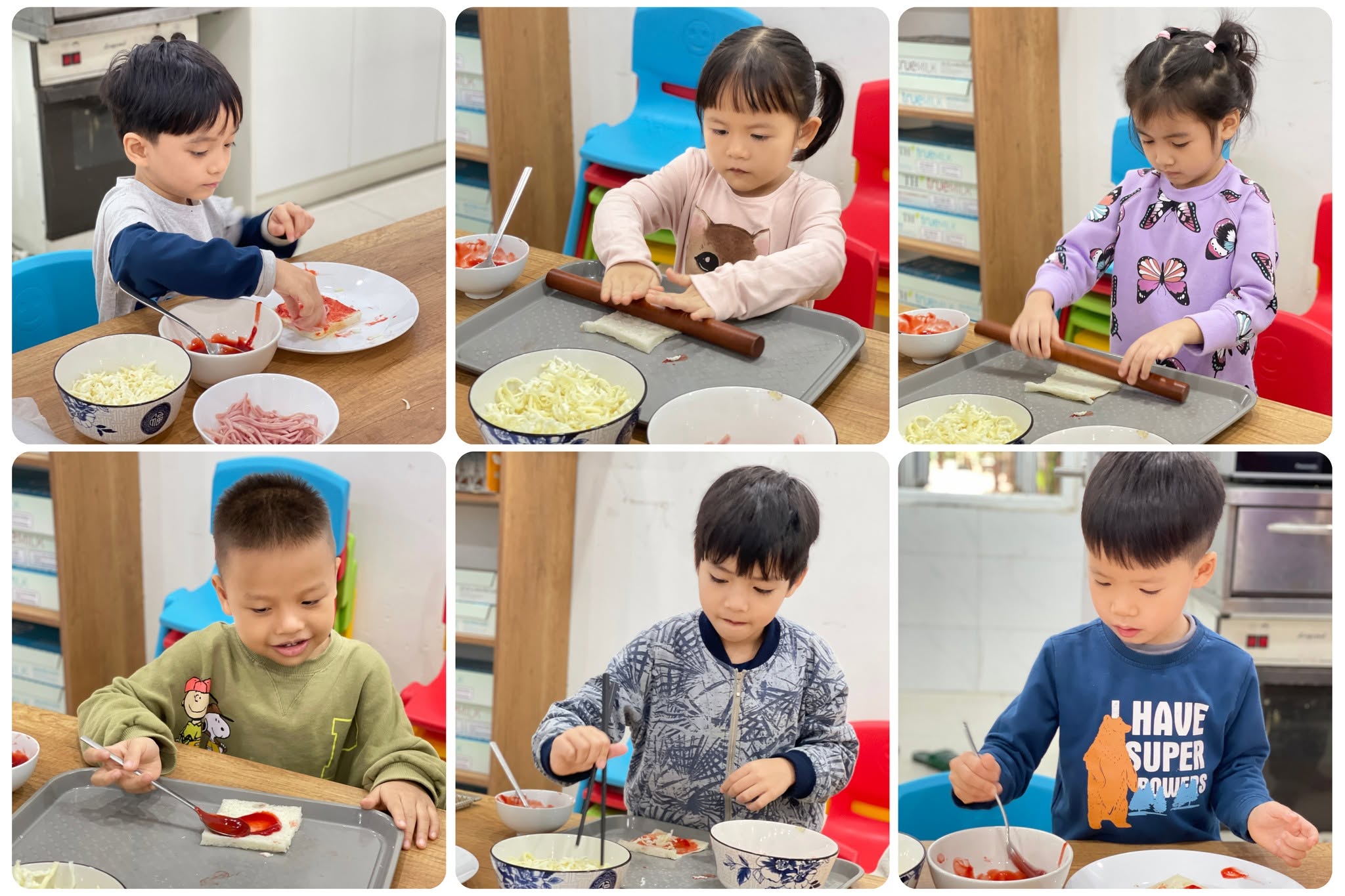 Join our little Chefs Making "Rolled Sandwich"