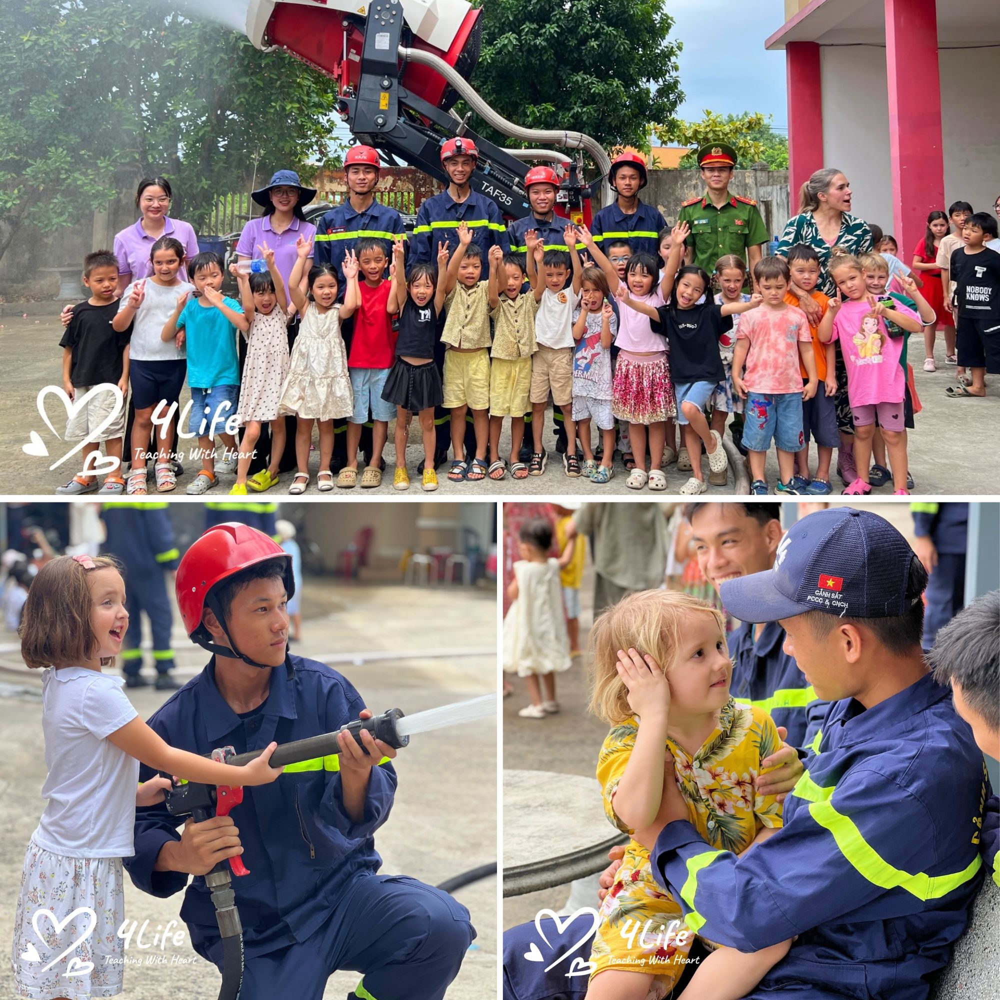 A Fun Day at the Fire Station with 4Life Education Children