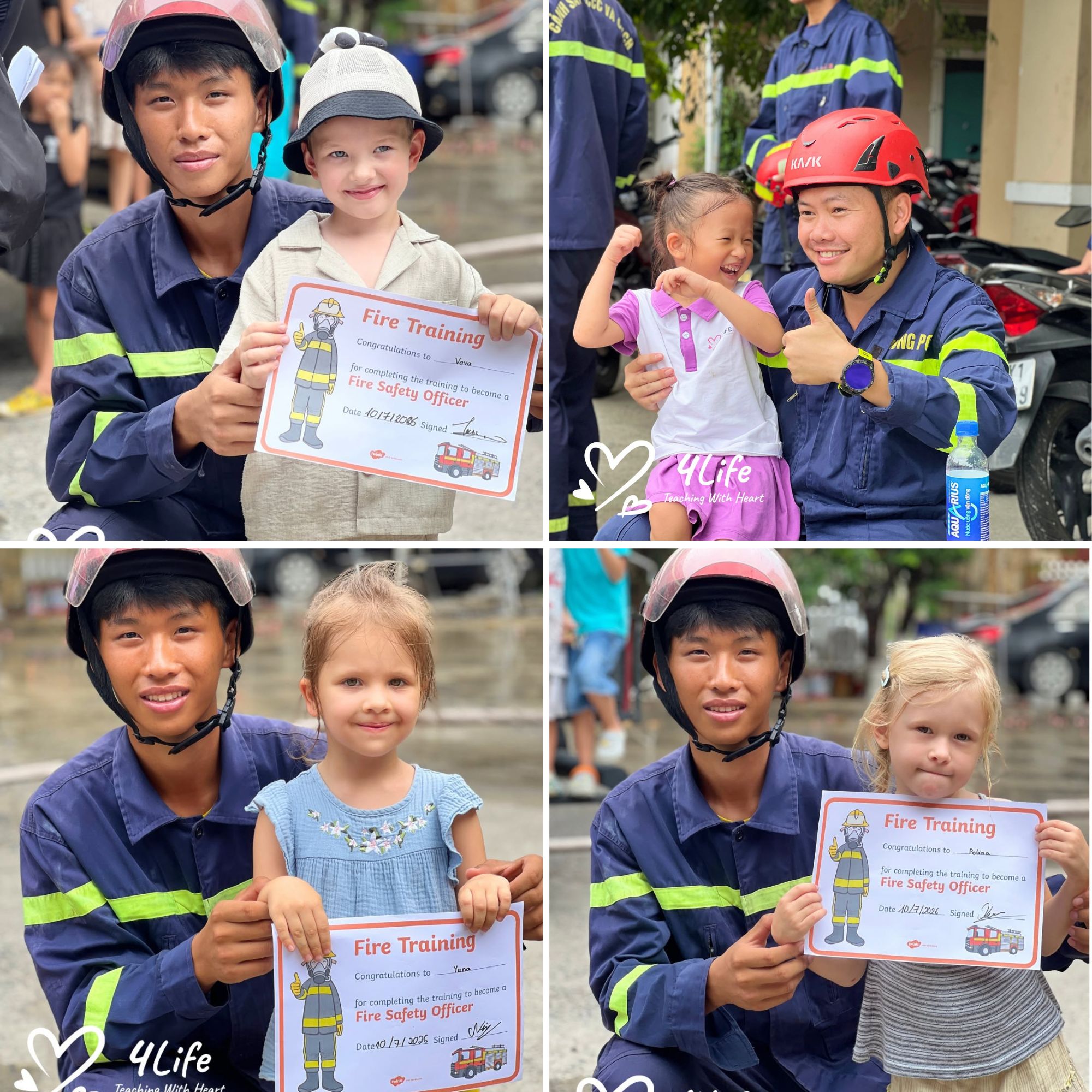 A Fun Day at the Fire Station with 4Life Education Children