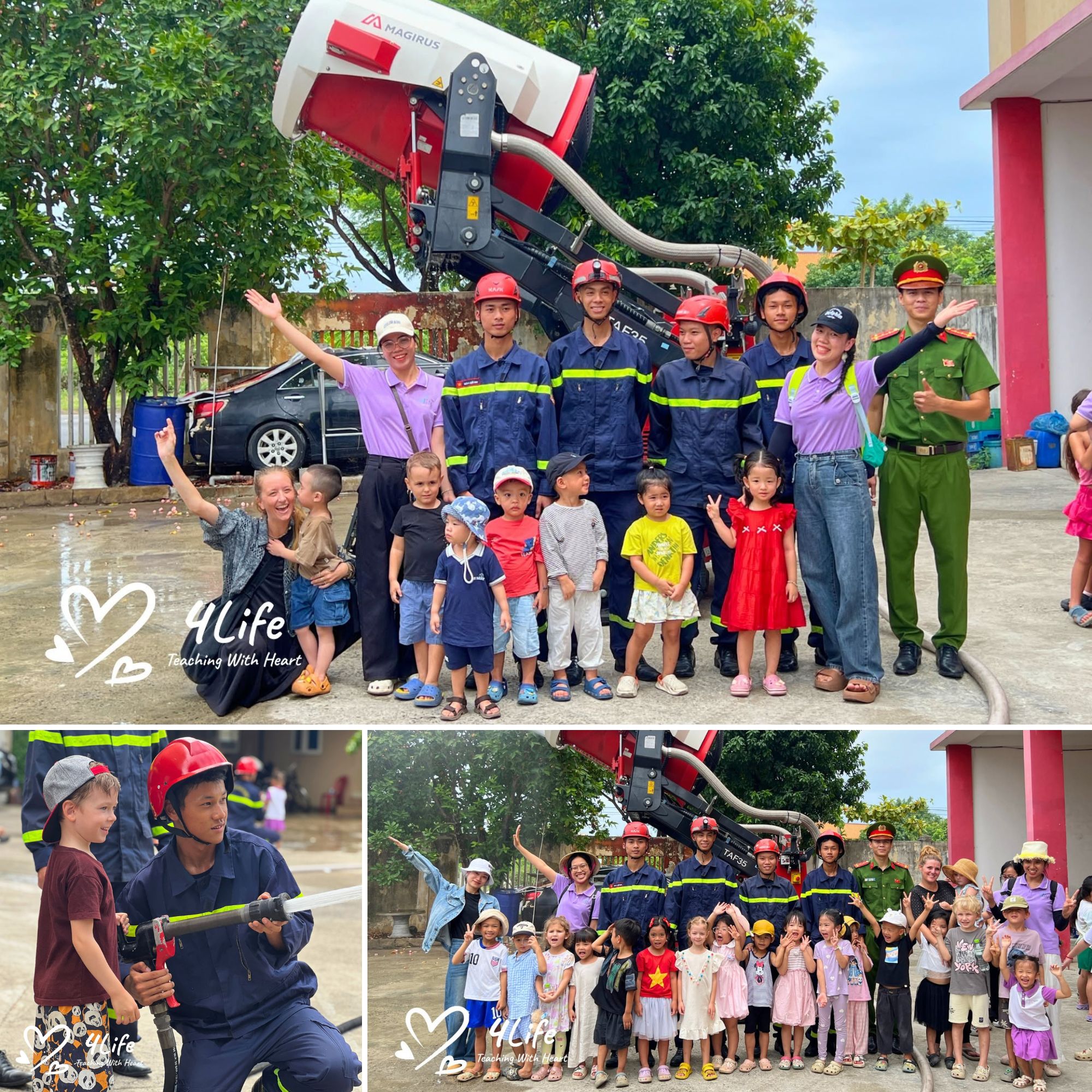 A Fun Day at the Fire Station with 4Life Education Children